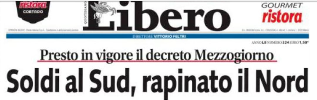 Lettera agli elettori del sud